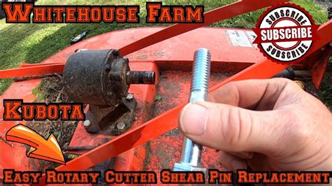 kubota mini x pin repair